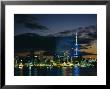 City Skyline At Night, Auckland, North Island, New Zealand, Pacific by Neale Clarke Limited Edition Print