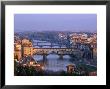 Ponte Vecchio And Arno River, Florence, Tuscany, Italy by Steve Vidler Limited Edition Print