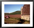 Barn And Truck In Palouse Area, Washington, Usa by Janell Davidson Limited Edition Print
