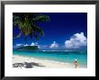 Female Tourist On Lalomanu Beach, Upolu, Samoa by Peter Hendrie Limited Edition Print