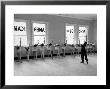 Dancers At George Balanchine's School Of American Ballet Lined Up At Barre During Training by Alfred Eisenstaedt Limited Edition Print