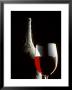 Glass Of Red Wine With Aged Bottle, Cobwebs by Bodo A. Schieren Limited Edition Pricing Art Print