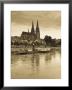 St. Peter Cathedral And Town, Dom, Regensburg, Bavaria, Germany by Walter Bibikow Limited Edition Print