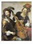 A Cellist Offered A Glass Of Wine By A Young Man by Cornelis Stangerus Limited Edition Pricing Art Print