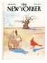 The New Yorker Cover - January 18, 1982 by Saul Steinberg Limited Edition Print