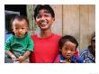 Portrait Of Man With Children At Sunda Kelapa, Jakarta, Indonesia by Tom Cockrem Limited Edition Print