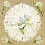 Clock With Cala Lilies by David Col Limited Edition Print