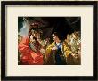 The Clemency Of Alexander The Great (356-323 Bc) In Front Of The Family Of Darius Iii (D.330 Bc) by Giovanni Antonio Pellegrini Limited Edition Print