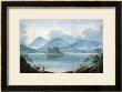 View Across Loch Awe, Argyllshire, To Kilchurn Castle And The Mountains Beyond by R. S. Barret Limited Edition Print