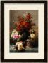 Still Life Of Roses And Other Flowers by Jean Baptiste Claude Robie Limited Edition Pricing Art Print
