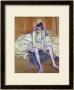 A Seated Dancer With Pink Stockings, 1890 by Henri De Toulouse-Lautrec Limited Edition Print