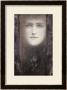 The Mask, With A Black Curtain, Circa 1909 by Fernand Khnopff Limited Edition Print