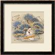 Playing Music By Lotus Pond by Zhenhua Wang Limited Edition Pricing Art Print