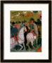 Mounted Soldiers, Detail From The Altarpiece Of The Virgin And St. George, Circa 1390-1400 by Luis Borrassa Limited Edition Pricing Art Print