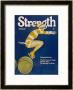 Strength: Girl Ice Skating Over Barrels by W.N. Clyment Limited Edition Print