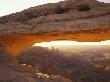 Mesa Arch With Reflected Morning Light From Canyon Walls by Dennis Frates Limited Edition Pricing Art Print