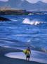 Surfer Walking On Diabo Beach, Ipanema, Rio De Janeiro, Brazil by John Maier Jr. Limited Edition Print
