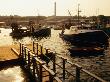 Old Fishing Boats In Port At Sunrise, Gloucester, Massachusetts, Usa by Jon Davison Limited Edition Pricing Art Print