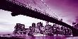 New York, Brooklyn Bridge At Night by Gail Mooney Limited Edition Print