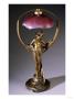 A Double Overlaid And Etched Glass And Gilt-Bronze Table Lamp, Circa 1920 by Daum Limited Edition Print