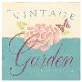 Vintage Garden Sign by Tessa Kane Limited Edition Pricing Art Print