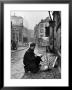 Young Artist Paints Sacre Coeur From The Ancient Rue Narvins by Ed Clark Limited Edition Print