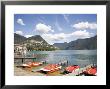 Lugano, Lake Lugano, Tessin Canton, Switzerland, Europe by Angelo Cavalli Limited Edition Print