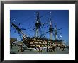 Hms Victory In Dock At Portsmouth, Hampshire, England, United Kingdom, Europe by Nigel Francis Limited Edition Print