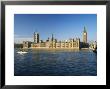The Houses Of Parliament, Unesco World Heritage Site, Across The River Thames, London, England by Roy Rainford Limited Edition Print