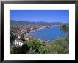 Elevated View Of The Coastline, Diano Marina, Italian Riviera, Liguria, Italy, Europe by Gavin Hellier Limited Edition Print