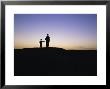 Silhouette Of Two People At The Archaeological Area, Kish, Iraq, Middle East by Nico Tondini Limited Edition Print