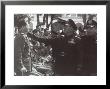 Mussolini Saluting A Soldier by A. Villani Limited Edition Print