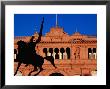 Equestrian Statue Of General Manuel Belgrano In Front Of Government House, Buenos Aires, Argentina by Krzysztof Dydynski Limited Edition Print