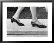 View Of A New Type Of Woman's Shoe by Yale Joel Limited Edition Print