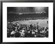 Crowd Of People Holding Up Signs And Watching Dodger Cubs Game From Stands At Wrigley Field by John Dominis Limited Edition Print
