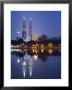 Petronas Twin Towers And Lake, Titiwangsa Park, Kuala Lumpur, Malaysia by Demetrio Carrasco Limited Edition Print