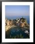 Cinque Terre, Coastal View And Village, Vernazza, Liguria, Italy by Steve Vidler Limited Edition Print