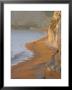 Couple Walking On Beach. Isle Of Purbeck, Dorset, England Uk by Jean Brooks Limited Edition Print