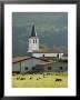 Church In Countryside Near Saint Jean Pied De Port, Basque Country, Aquitaine, France by Robert Harding Limited Edition Print