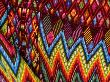 Colorful Fabric Close-Up, Chichicastenango, Guatemala by Dennis Kirkland Limited Edition Print