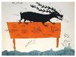 Alsatiae : Un Cerf A Table by Raymond Waydelich Limited Edition Pricing Art Print