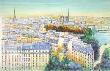 Paris, Panorama Vers Notre-Dame I by Rolf Rafflewski Limited Edition Print