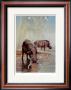 Tsavo Waterhole by R. V. Stanley Limited Edition Print