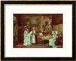 Visit To A New Mother, 1879 by Mihaly Munkacsy Limited Edition Print