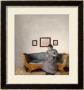 Ida Hammershoi Sitting On A Sofa by Vilhelm Hammershoi Limited Edition Print