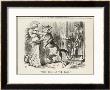 Erin Bravely Tussles With The Wolf Of Starvation To Rescue The Poor People Of Ireland by John Tenniel Limited Edition Print