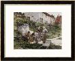 A La Fontaine by Leon Augustin L'hermitte Limited Edition Pricing Art Print
