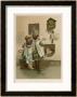 Three Children Break Off From Their Game Of Battledore And Shuttlecock To Admire The Cuckoo Clock by Harriet M. Bennett Limited Edition Print
