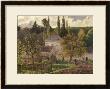 House In The Hermitage, Pontoise, 1873 by Camille Pissarro Limited Edition Print