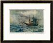 Engagement Between The Federal Steam-Sloop Kearsarge And The Confederate War-Steamer Alabama by Robert Hopkin Limited Edition Print